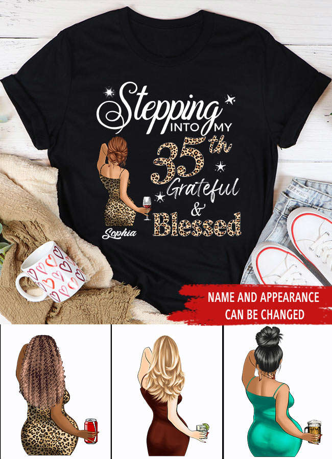 Personalised 35th Birthday Shirt for Her - 1988 Vintage T-Shirt, 35 And Fabulous Gift