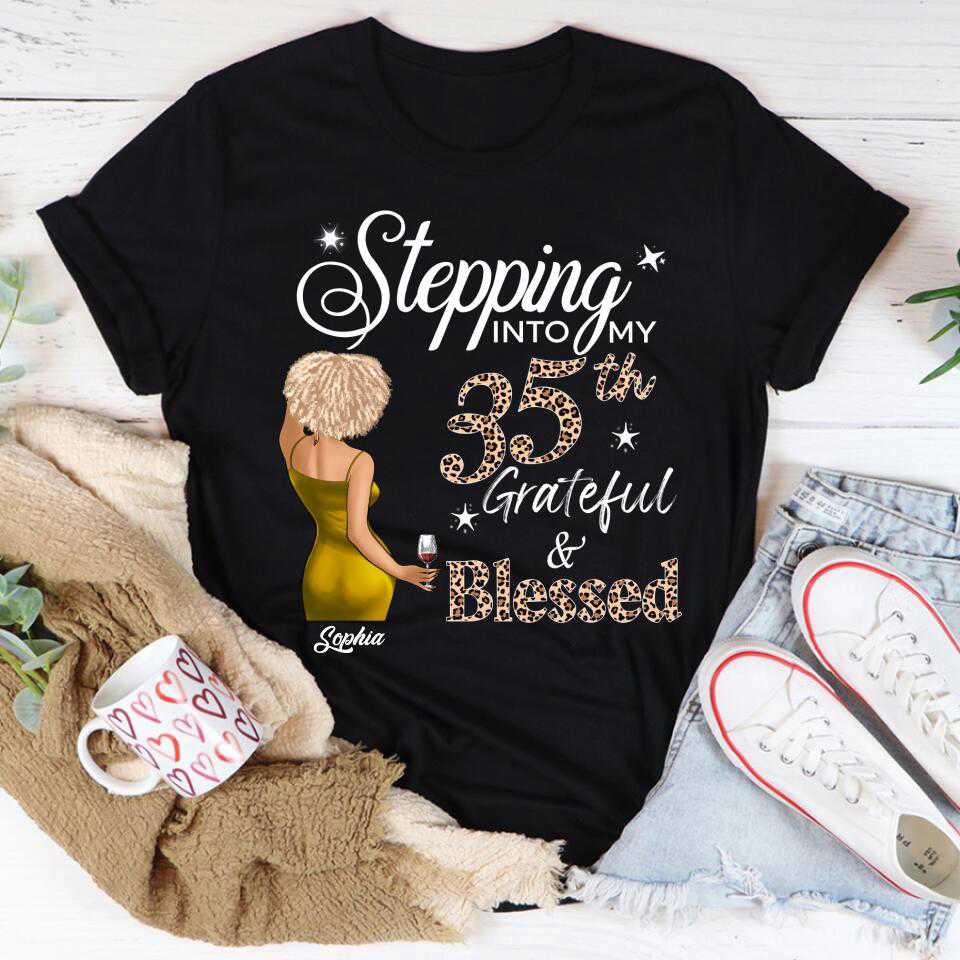 Personalised 35th Birthday Shirt for Her - 1988 Vintage T-Shirt, 35 And Fabulous Gift