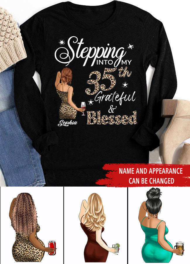 Personalised 35th Birthday Shirt for Her - 1988 Vintage T-Shirt, 35 And Fabulous Gift