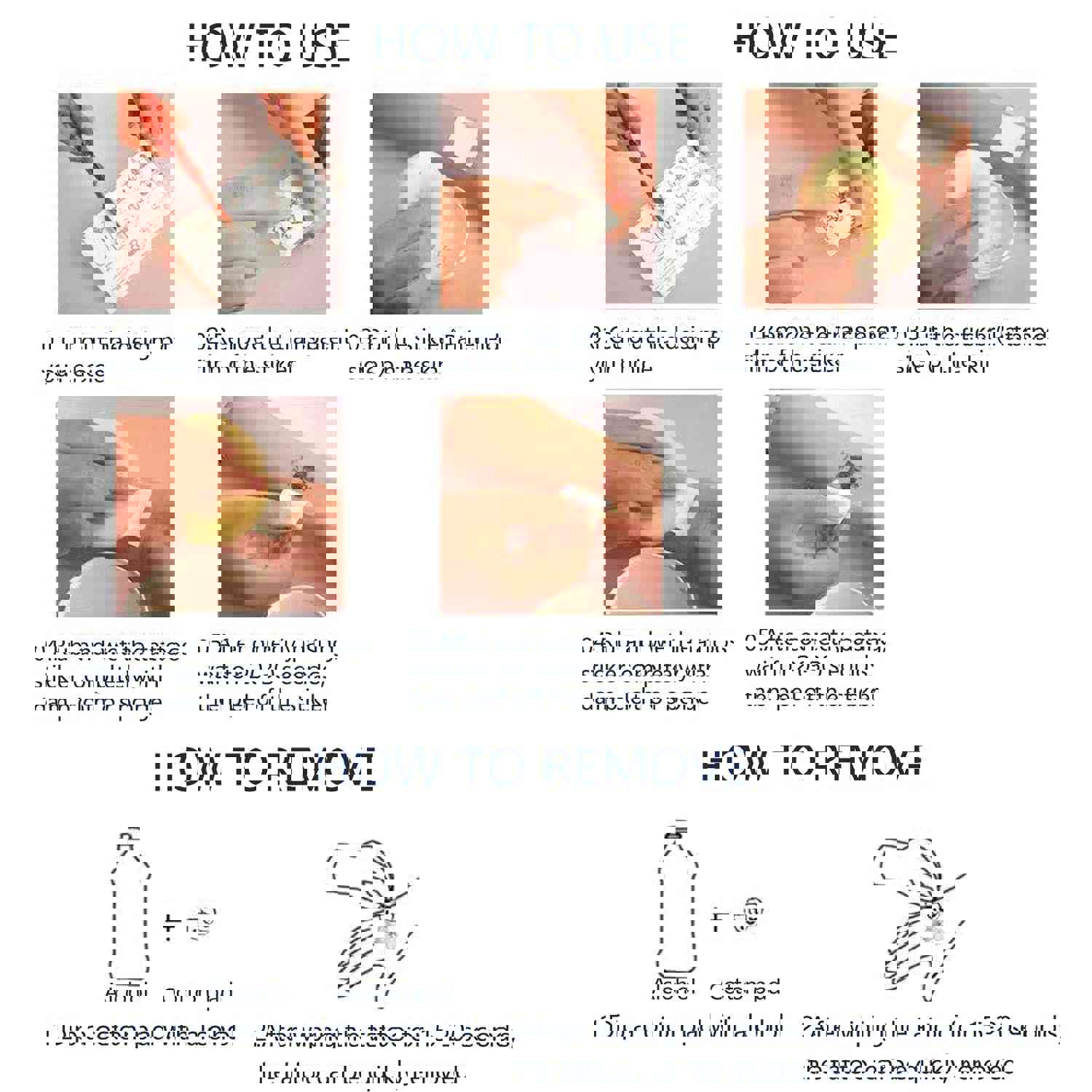 30 Pcs Beautiful Floral Fake Tattoo Stickers for Women