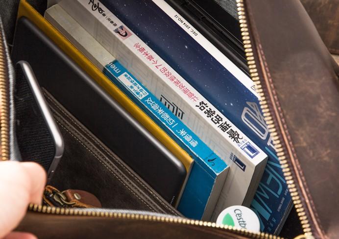 Cool Vintage Leather Men's Weekender Travel Shoulder Bag