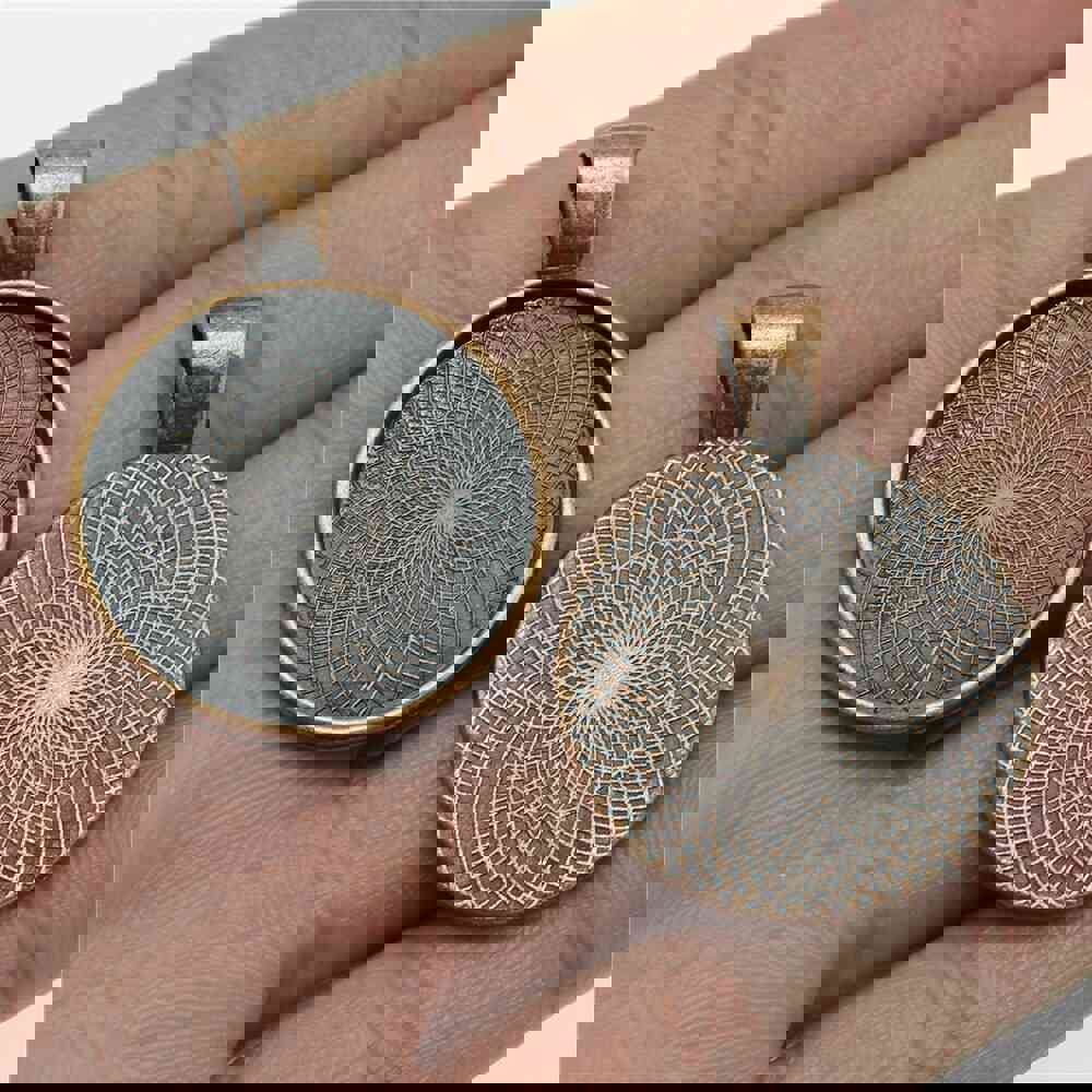 4pcs 5 Colors 25mm Round Glass Cabochon Cameo Base Setting Pendant for Necklace Making