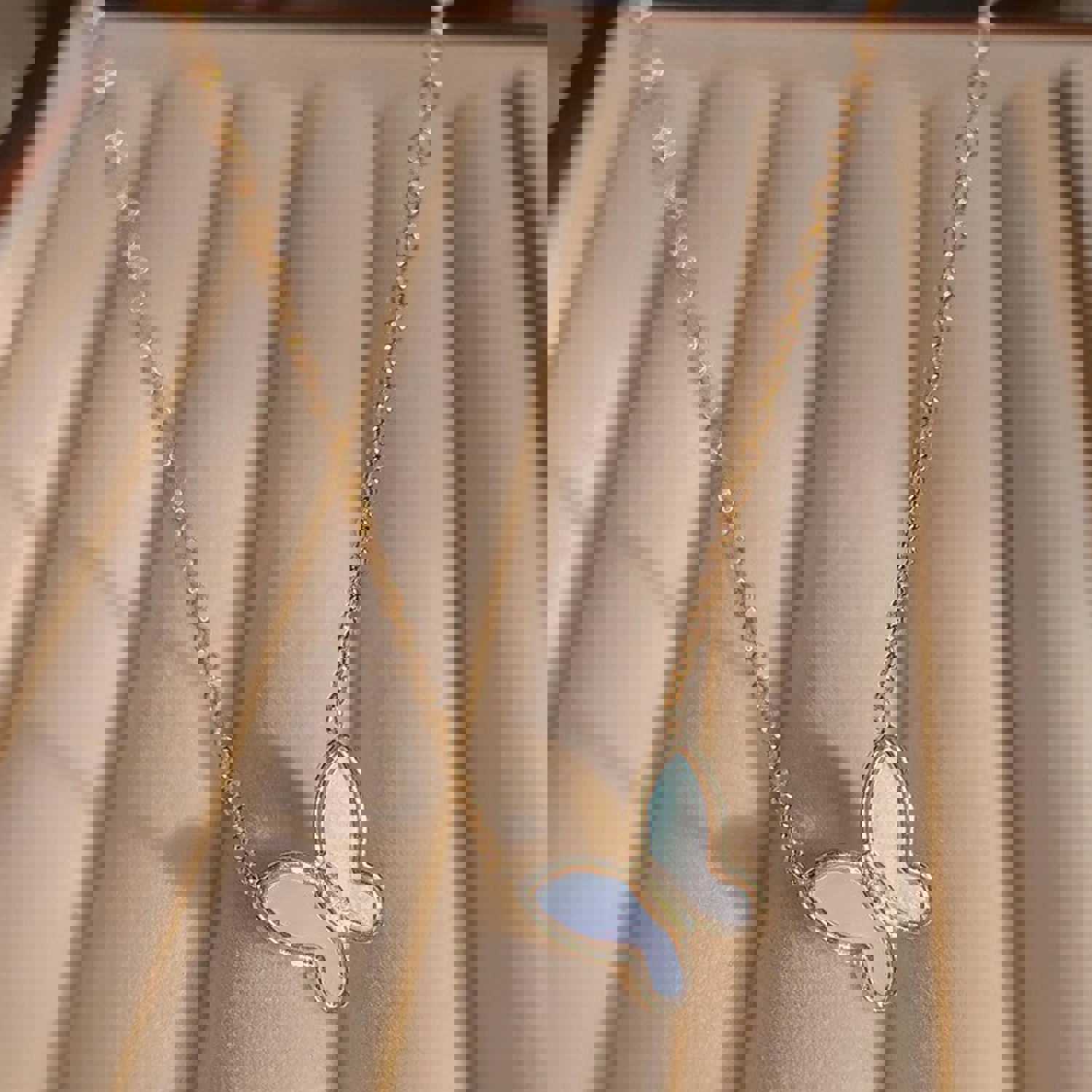 Katie Butterfly Necklace - Elegant Symbol of Transformation