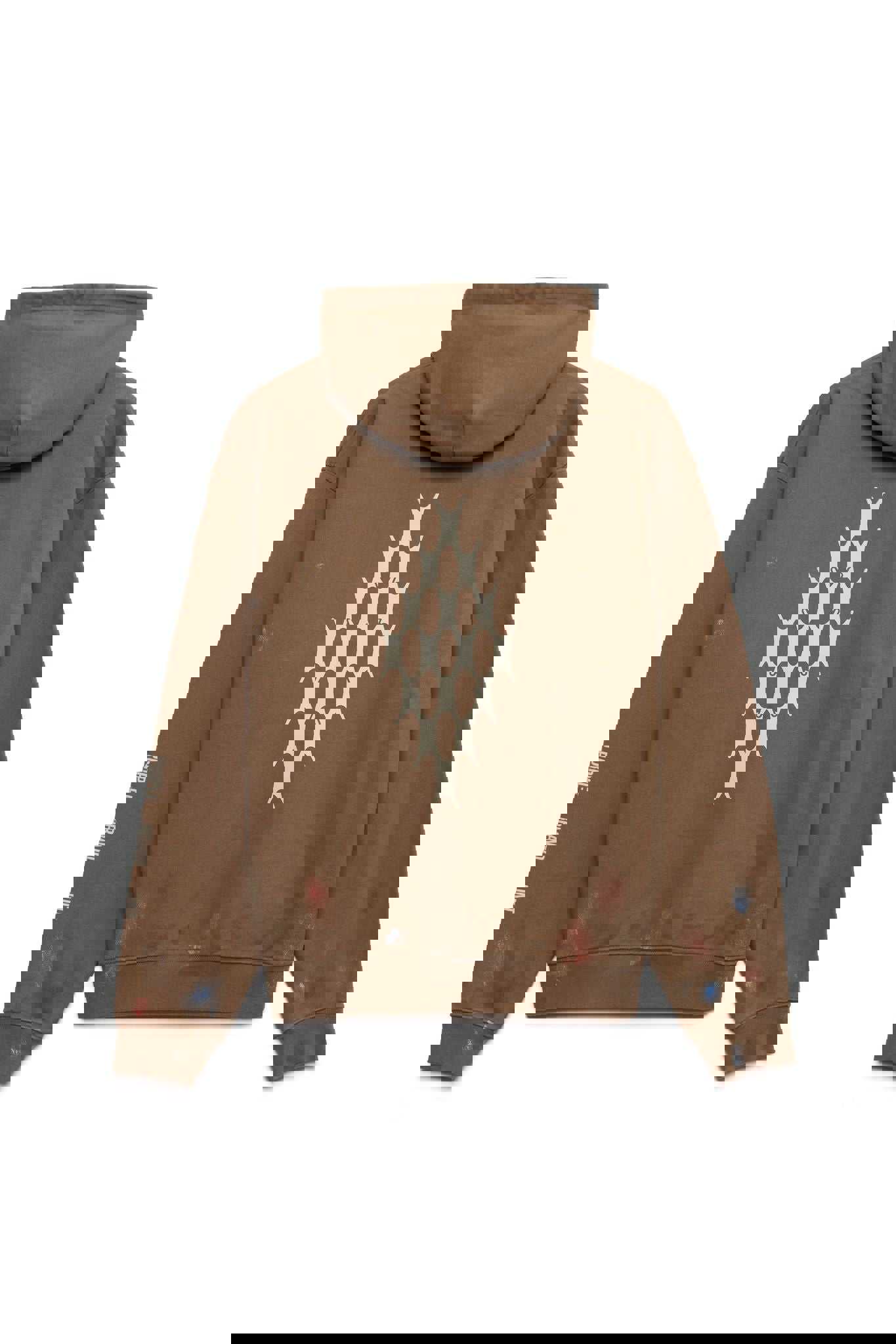 PURPLE BRAND ARTIFACT SILICON HOODIE - EARTH