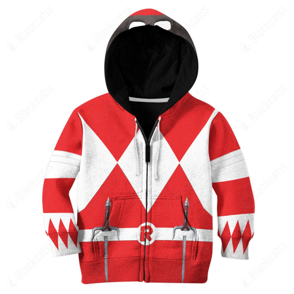 Teenage Mutant Ninja Rangers Raphael Red Ranger Custom Kids Apparel