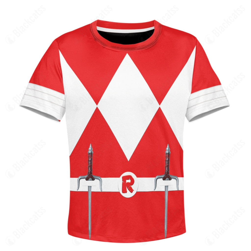 Teenage Mutant Ninja Rangers Raphael Red Ranger Custom Kids Apparel
