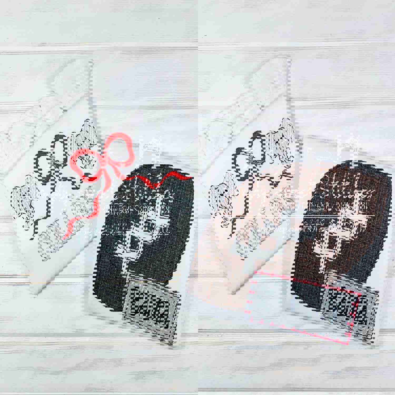 2119 - Elephant with Bow Swag - Sketch Child Shirt