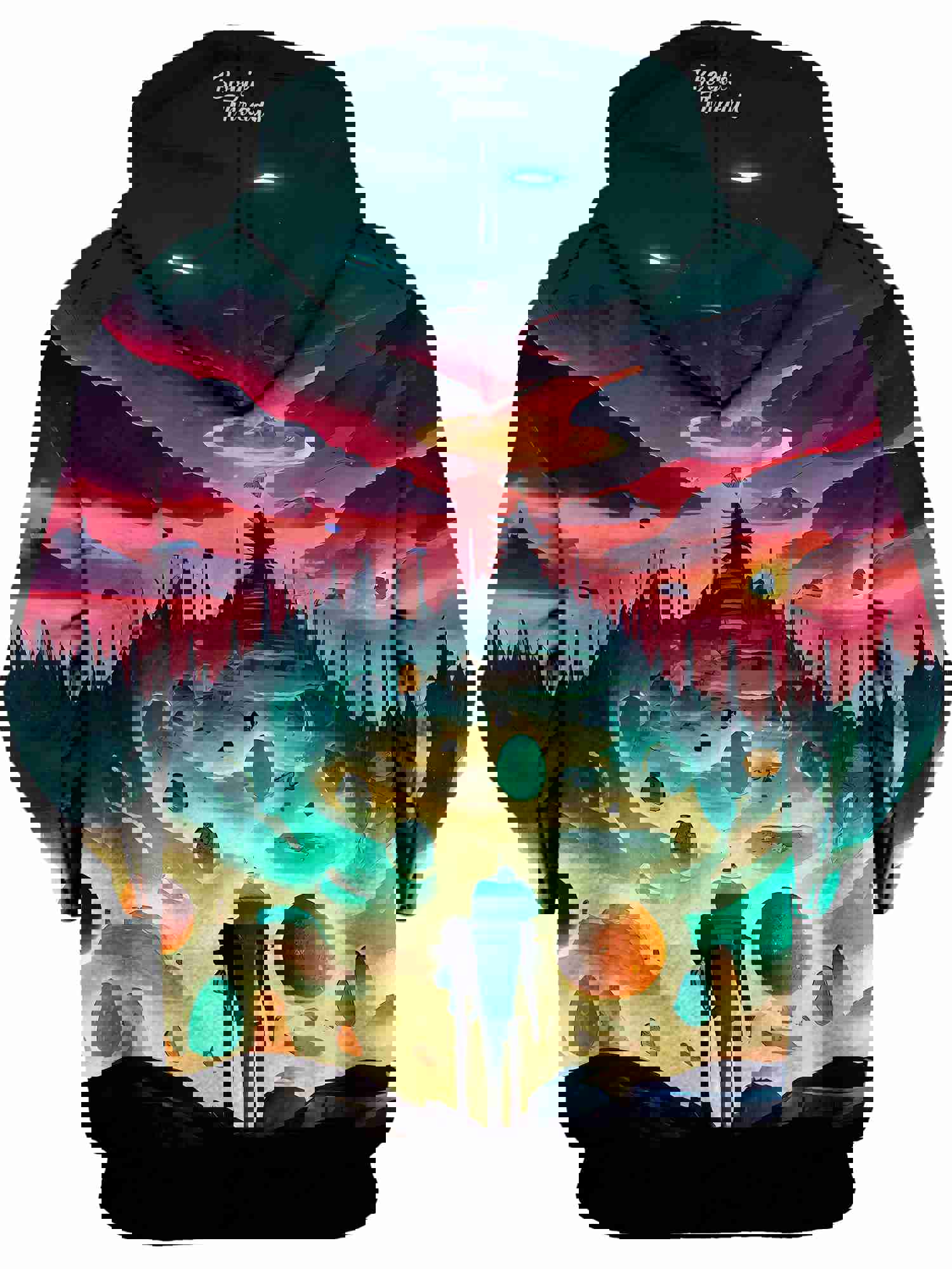 Hallowed Earth Unisex Hoodie - Premium Poly-Fleece Fabric