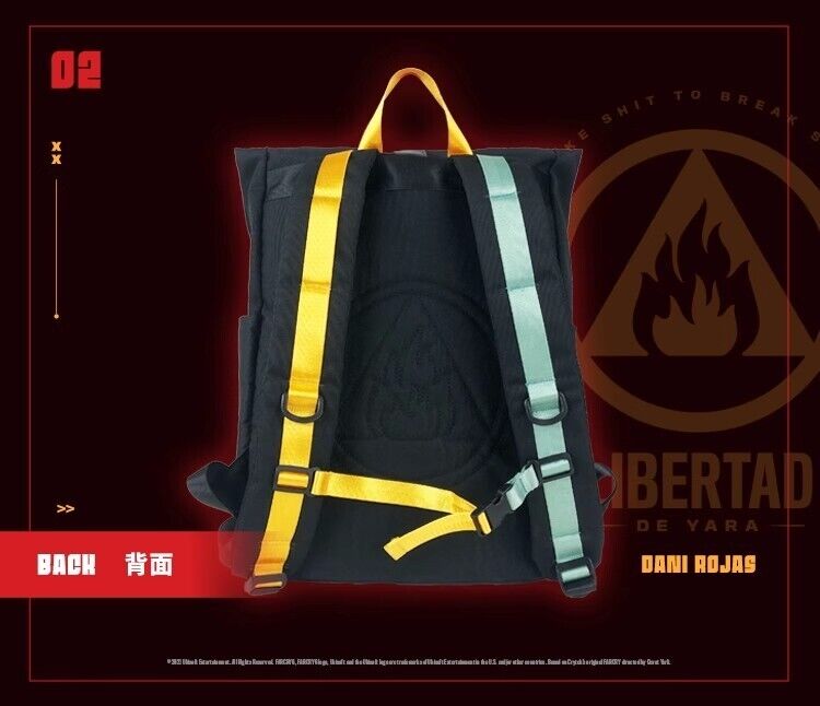 FARCRY6 Gaming Laptop Backpack with Authentic Game Accessories