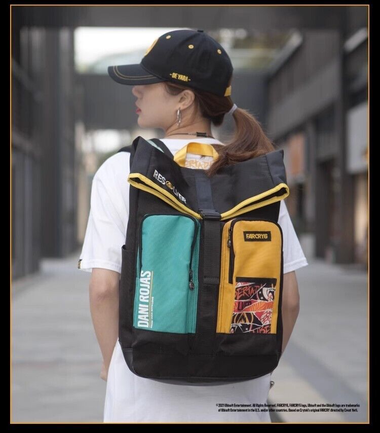 FARCRY6 Gaming Laptop Backpack with Authentic Game Accessories