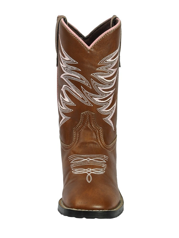 TuffRider Kids' Channel Islands Western Boot - Stylish & Durable Square Toe Design
