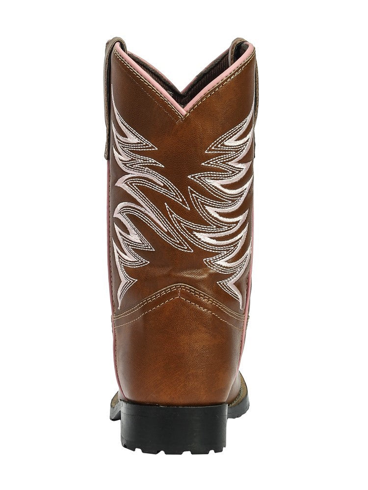 TuffRider Kids' Channel Islands Western Boot - Stylish & Durable Square Toe Design